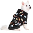 thumbnail image 2 of Fotbe Space Rocket Sudadera con Estampado para Perros Pequeños – Suéter con Capucha para Mascotas, Tela Suave de Forro Polar con Bolsillo-Large, 2 of 7