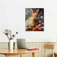 thumbnail image 3 of Acheng Easter Wall Art Cute Bunny Poster Rabbit Easter Egg Gnome Painting Jesus Canvas Prints Picture for Living Room Decor picture 1, 3 of 5