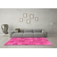 thumbnail image 3 of Ahgly Company Indoor Square Patchwork Pink Transitional Area Rugs, 4' Square, 3 of 4