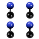 thumbnail image 1 of Arranque Con Un Botón para Automóvil Cubierta Inicio Clic () Azul, 1 of 9