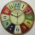 thumbnail image 2 of Reloj silencioso de 30 cm, jarrón de lavanda de estilo vintage, decoración de jaula para sala de estar, oficina, cocina, dormitorio, bar. JM MX-0139553FYD, 2 of 3