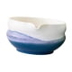 thumbnail image 5 of Cuenco para matcha con pico, herramienta de cocina y repostería doméstica Chawan, de porcelana. Azul, 5 of 9