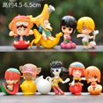 thumbnail image 2 of Mini figuras de acción de Anime de una pieza, sombrero de paja, Luffy, Joba, juguetes, adornos de Micro paisaje, DIY, 9 piezas por juego, 2 of 5