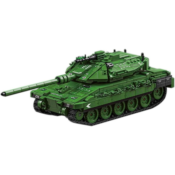 Remocguys WW2 Military Merkava Main Battle Tank Building Set Compatible with Lego Army Tank Model Decor Gift for Adults 1023 Pcs