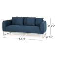 thumbnail image 3 of Navy Blue Sofa, 3 of 5