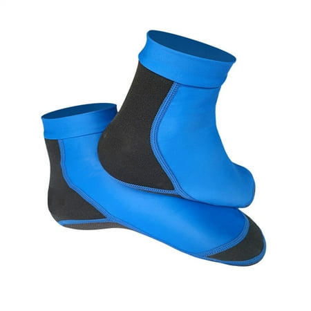 

Water Socks Beach Booties Shoes Glued Blind Stitched Anti-Slip Wetsuit Boots Beach Booties Shoes Glued Blind Stitched Anti-Slip Wetsuit Boots Wetsuit Socks Sand-Proof Scuba Snorkeling Fins Blue S