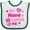 White and Green, variant on Inktastic Valentine's Day My Nana Loves Me Hearts and Lips Boys or Girls Baby Bib