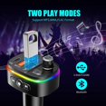 thumbnail image 3 of Bluetooth Car Adapter, Pd 18w And Qc3.0 Bluetooth 5.0 Wireless Car Radio Adapter Music Player, 3 of 5