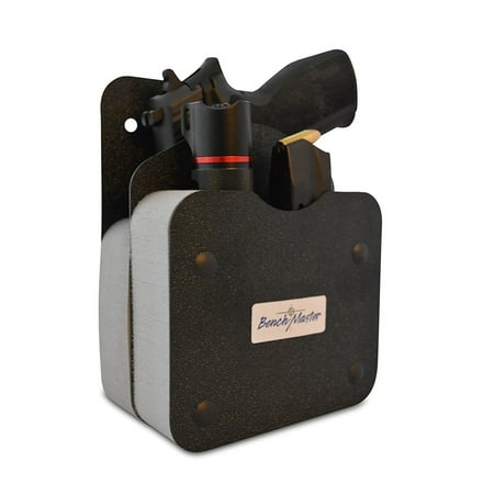 Gun Rack Accessories - BenchMaster Single Gun Pistol Rack w/Front Accessory Holder