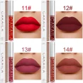 thumbnail image 4 of 1 lápiz labial mate de terciopelo brillo de labios líquido rojo claro tinte de labios crema pigmento de larga duración textura sedosa labios cosméticos de mujer, 4 of 5
