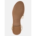 thumbnail image 4 of No Boundaries Women's Fisherman Ghillie Flat Sandals, 4 of 5