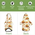 thumbnail image 5 of Goofa Thanksgiving With Turkey Pattern Small Dog Sweater Hoodies Pet Grey Hooded Soft Fleece Sweatshirts with Pocket Fall Winter Puppy Cat Sweaters Warm Clothes-X-Large, 5 of 8
