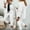 White, variant on Women's Two Piece Lapels Suit Set Long Sleeve Jacket Pant Suit Slim Fit Trouser Jacket Suit Party Outfits for Women Flower Pantsuit Vertical Lines Jumpsuit Womens Wedding Pantsuits Ladies Dress Pant