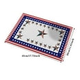 thumbnail image 3 of Clearance! FNGZ Placemat Independence Day Fabric Placemats Heat Insulation Table Mats Festive Western Style Dinner Napkins Tablecloth, 3 of 4
