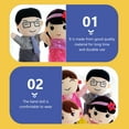 thumbnail image 2 of EeaseCA 1 Pc Cartoon Hand Puppet Adorable Family Hand Doll Toy Plush Storytelling Toy, 2 of 8