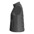 thumbnail image 3 of Chaleco George para Mujer, Acolchado Costuras Chevron Gris Talla Eeg, 3 of 4