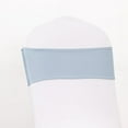 Efavormart 5 Pack Dusty Blue Spandex Chair Sashes with Gold Rhinestone ...