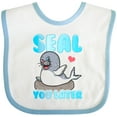 thumbnail image 3 of Inktastic Seal Cute Sea Lion Boys or Girls Baby Bib, 3 of 4