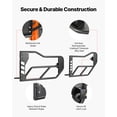 thumbnail image 3 of VEVOR Jeep Tube Doors, 4-Door, Compatible with 2018-2026 Jeep Wrangler JL Unlimited & 2020-2026 Gladiator JT, Alloy Steel Off Road Front & Rear Tubular Half Doors with Storage Bag and Rubber Pads, 3 of 9