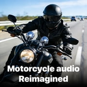 GoHawk AN4 All-in-One Built-in Amplifier 4 Waterproof Bluetooth Motorcycle Stereo Speakers Audio Amp System Harley ATV Chrome