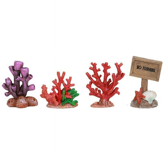 Pacific Giftware PT Uunderwater Decor Mini Statues Set of 4