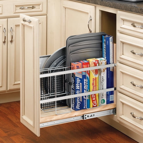 8" Foil Wrap Holder/Tray Divider W/ Soft Close 447BCSC8C Walmart