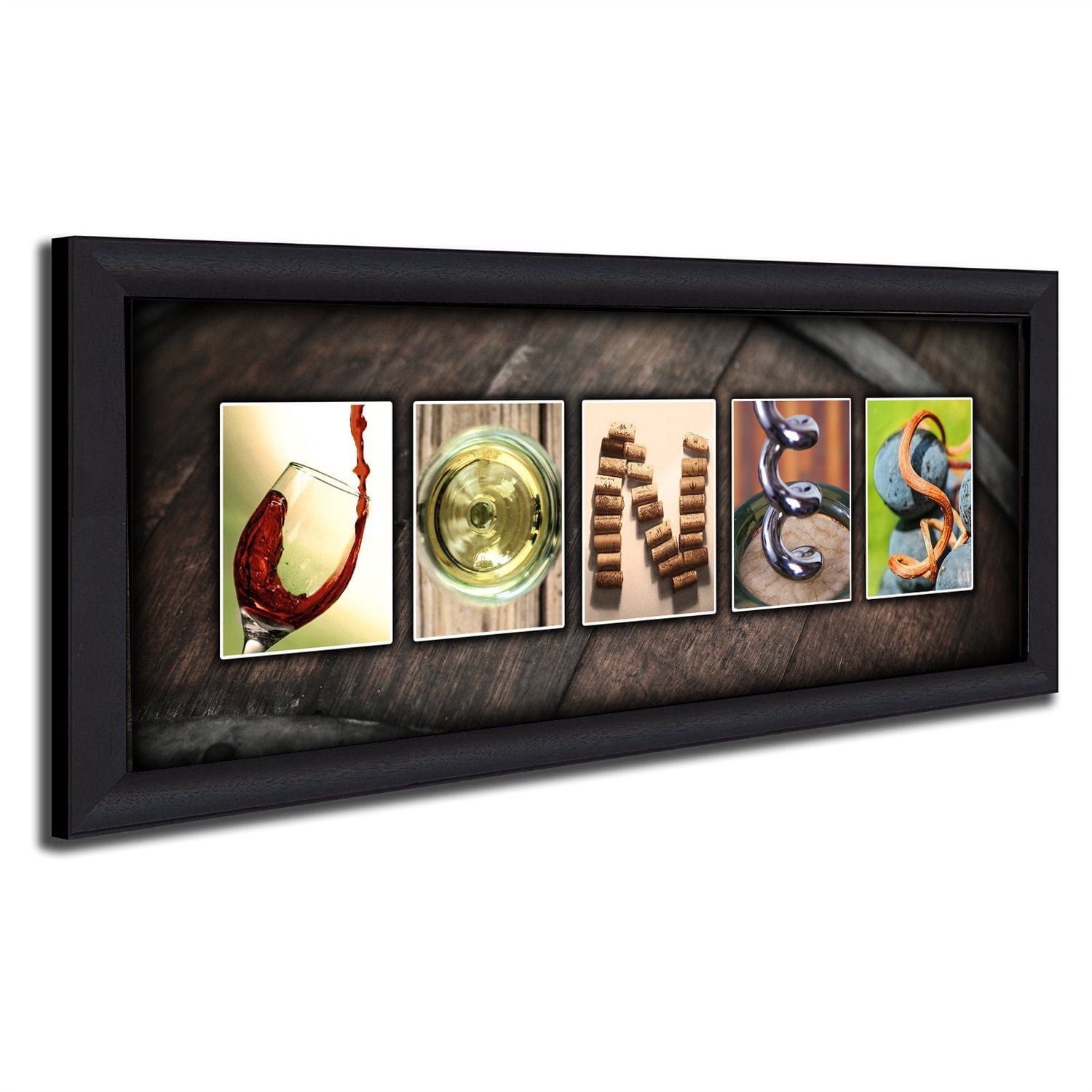 Personalized Wine Canvas Wall Art, Live Preview, Choose Each Photo, Multiple Options