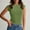 (Fashion 56)Army Green, variant on Aimik Women's Round Neck Short Sleeve Backless Solid Color Close-Fitting T-Shirt Summer Casual and Comfortable Tops