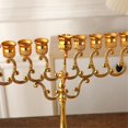 thumbnail image 3 of Candelabro yuxing Candelabro Elegante y de Alta Gama dorado 24 x 28 cm, 3 of 5