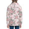 thumbnail image 6 of Naloa Rose Flowers Teenage Zipper Hoodie, Long Sleeve Zip Up Hoodies Casual Jackets Tops for 7-12 Years-Medium, 6 of 6