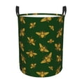 thumbnail image 6 of Lsque Hohey Bee pattern Laundry Hamper Basket, Tall Woven Rope Hamper Basket for Clothes, Lightweight Storage Basket, Collapsible Waterproof-Small, 6 of 8