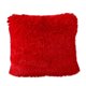 thumbnail image 2 of Thick Plush Wool Throw Pillow Covers 16x16 Inch Cream Soft Decorative Cushion Cover for Sofa Bedroom Pillow Shell -1 pc,Red, 2 of 2