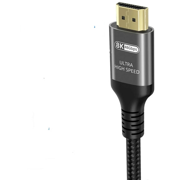 10K 8K 4K HDMI Cable 48Gbps 6.6 FT, Ultra High Speed HDMI® Cable 4K 240Hz 144Hz 120Hz 8K60Hz 0.01ms HDR10 eARC HDCP2.3