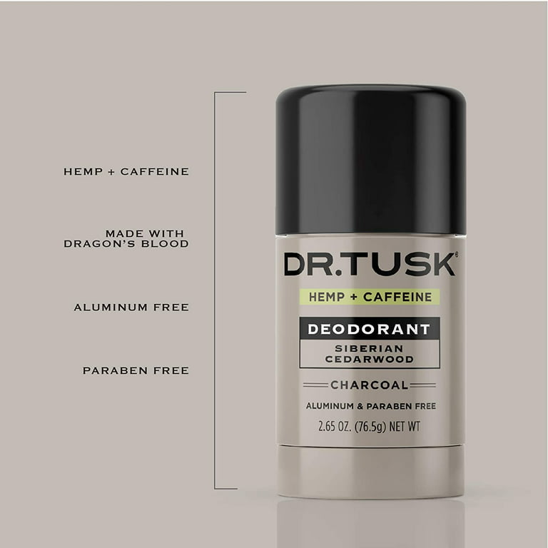 Men's Natural Deodorant - Aluminum-Free Deodorant from Dr. Squatch -  Natural Deodorizer - made w/charcoal - Deodorant for Men - Smell fresh with