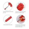 thumbnail image 3 of Uxcell Cleaning Duster, 11" to 31" Extendable Chenille Brush with Replaceable Head, Red 1 Set, 3 of 5