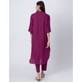 thumbnail image 4 of Moomaya Exclusive, Loosefit Kurta and Pants Set, Soft and Comfy Viscose Coord Set With Pockets, 4 of 9