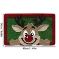 thumbnail image 3 of Wdhugt Polyester Flannel Christmas Rug 20X32 Inch Holiday Floor Mat For Bedroom Bathroom Living Room Decor Non-Slip Soft Festive Doormat Polyester Christmas Rug C, 3 of 6