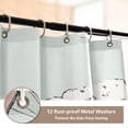 thumbnail image 4 of Kite Bathroom Accessory Curtain Sets Bath Curtain Anti-Slip Mats and Toilet Pad 66x72in, 4 of 8