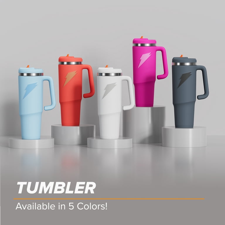 Gatorade Crossover Stainless Steel Tumbler Bottle, Light blue