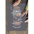 thumbnail image 3 of Explore Alaska, Waterbottle, Distressed Vector (19x27 inches, Premium 500 Piece Jigsaw Puzzle for Adults and Family, Made in USA), 3 of 4