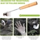 thumbnail image 3 of Herramienta de extracción de malezas con asa, herramienta manual de deshierbe para jardín, extractor de deshierbe portátil, deshierbe de jardinería, tirón de deshierbe para patio (4 dientes con mango, 3 of 3
