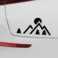 thumbnail image 4 of BeesClover Car Sticker Cool Mountain Pattern Body Window Decoration Decals Styling Accessories D-2104, 4 of 8