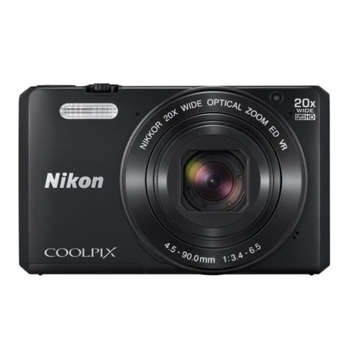 Restored Nikon S7000BK Coolpix S7000 Super Zoom (Black
