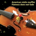 thumbnail image 4 of Violin Mute Rubber Wear Resistant Compact Size High Stability Super Soft Practice Portable Multicolor Mini Fiddle Violin Practice Mute Rubber Violin Supplies, 4 of 7