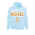 thumbnail image 3 of La esclerosis múltiple me pone de los nervios Cupones para camisetas de concienciación sobre la EM Sudaderas para mujer Sudaderas con capucha alocadas Ropa deportiva cómoda, 3 of 5