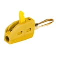 thumbnail image 4 of KLKCMS 4mm Banana Plug Practical Wire Cable Connector for Wall Plates and Receivers Yellow, 4 of 9