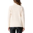 thumbnail image 3 of INSPIRE CHIC High Neck Sweater for Women's Long Sleeve Ribbed Stretchy Winter Pullover Outwear, 3 of 5