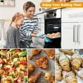 thumbnail image 7 of Air Fryer Basket for Oven, Small 12.8" x 9.6" Oven Air Fryer Basket and Tray Set, Stainless Steel Air Fryer Pan and Crisper Tray for Baking Grilling (Silver), 7 of 7