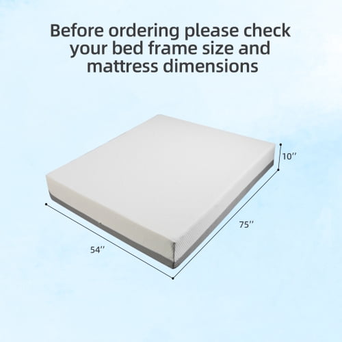 12-Inch Premium KING Mattress - Premium 4-Layer Foam Sofa & Mattress - Ultra-Breathable, Eco-Friendly, Ergonomic Zoned Support, CertiPUR-US