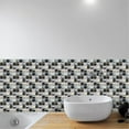 thumbnail image 4 of 10 Sheet Peel and Stick Backsplash for Kitchen Mosaic Peel and Stick Wall Tiles Self Adhesive Stick on Tiles for Bathroom Kitchen Laundry Room Camper Shower 4"x4" 6"x6", 4 of 9